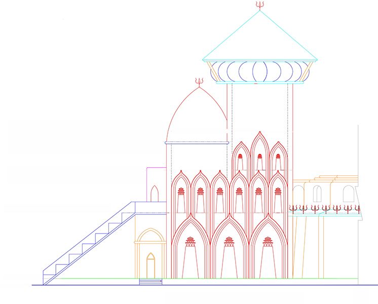 Baufortschritt Tempel 2017-07 6